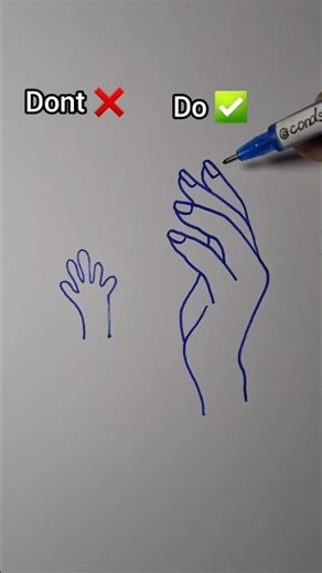 how to draw hand