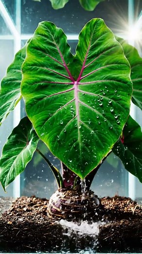 Taro Timelapse growing plant #plants #growth