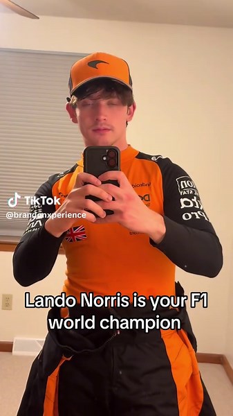LANDO. WORLD. CHAMPION. 🏆🍊 Still screaming, crying, sliding across the floor because OUR GUY DID IT! From underdog to F1 KING 👑—this is the Lando era, and we’re just living in it. #LandoNorris #WorldChampion #F1 #McLaren #Formul1