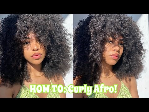 Curly AFRO Hair Routine 2022|| DESTINEE WRAY
