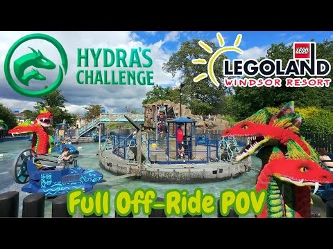 Hydra's Challenge Full Off-Ride POV at Legoland Windsor Resort
