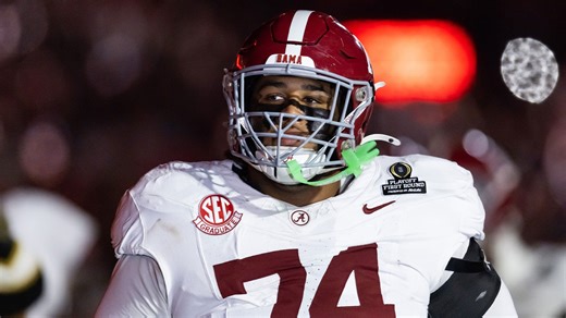 Alabama's Kadyn Proctor makes explosive 350-pound history at NFL Combine