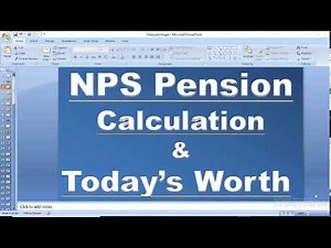 NPS ( National Pension Scheme ) || NPS Calculator ( Exact Calculation) || Retirement Planning