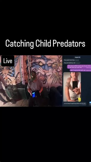 Catching Child Predators on Instagram: "Child predator got knocked out after getting caught twice trying to meet a 13 year and 16 year old"
