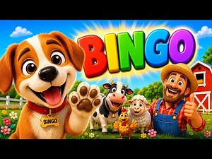 BINGO Nursery Rhyme 🐶 |Sing Along Kids Song | Educational Songs for Toddlers #nurseryrhymes #kkkids