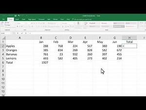 Creating Microsoft Excel formulas and functions