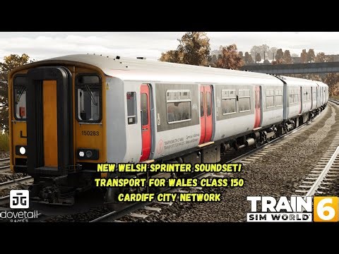 NEW Welsh Sprinter Soundset! | TfW Class 150 | Cardiff City Network | TSW6