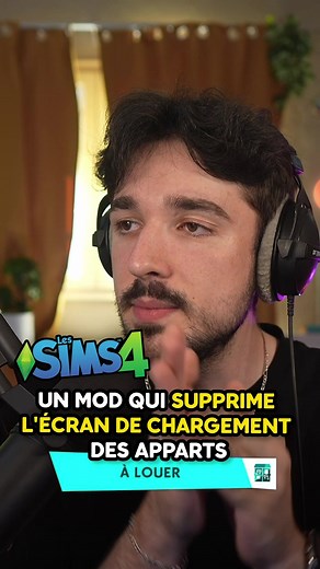 Un mod sur les Sims 4 suppriment les écrans de chargements des appartements du pack « À louer » quel bonheur 🥹 #sims4