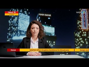 Upgrade News livestreams with ‪@WASP3DOfficial‬'s dynamic 3D News Overlays- Tickers, Lower Thirds etc.