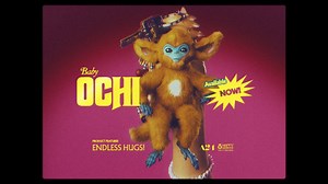 Bring home your very own Baby Ochi Plush Keychain! Features a soft and fuzzy body plus posable arms, legs, head and tail. Now available only in the A24 Shop. a24.shop/BabyOchiKeychain | A24