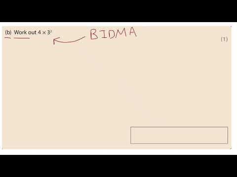 BIDMAS Functional SKills Maths Level 2 Pearson Edexcel Past Paper Question Section A Non Calc