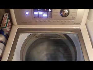 LG Waveforce Washer running through entire cycle.