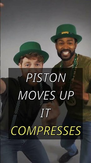 🤯 Tiny Engine, HUGE Power! How a Two-Stroke Engine Works (Dirt Bikes & Chainsaws) #shorts