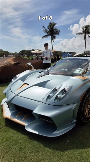 One of just 8 Pagani Imola Roadsters, seen here at MODA Miami.