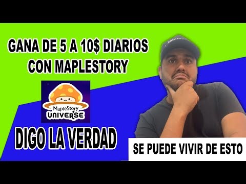 Gana $5 a $10 Diarios con MapleStory | Guía Completa