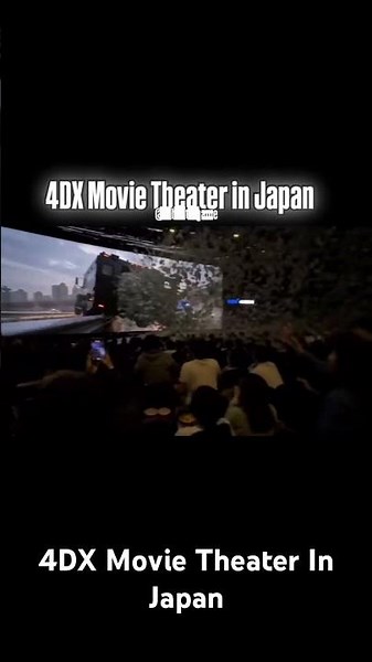 World's Most Amazing 4DX Movie Theater in Japan 🇯🇵 #Japan #4DX #MovieTheater #Cinema #japantech