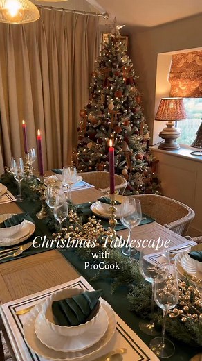 860K views · 19K reactions | Ad Christmas Tablescape with @procookuk...