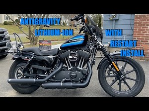 ANTIGRAVITY LITHIUM ION RESTART BATTERY INSTALL HARLEY DAVIDSON IRON1200 SPORTSTER