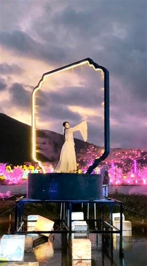 14K views · 45 reactions | A performer has staged a traditional Chinese dance at a lantern show in Sanya. With her sleeves fluttering, she resembles an ancient fairy who has traveled through time for thousands of years to showcase the charm of ancient Eastern elegance. #SpringFestival2025 #YearOfSnake #ChinaTravel | China Plus Culture | Facebook