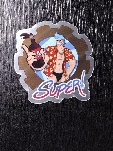 Super Metal Franky Sticker - Etsy