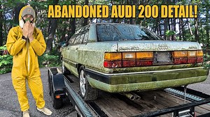 Abandoned Audi 200 Gets First Wash in 15 Years