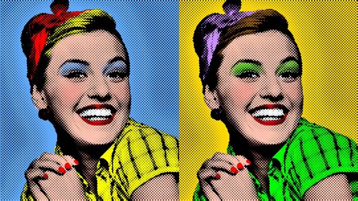 Photoshop tutorial: How to make a Warhol-style, pop art portrait from a photo!