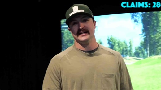 Catching golfers lying inside a golf club