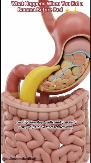 What Happens When You Eat a Banana Before Bed 🍌🌙#BananaBeforeBed #SleepHabits #HealthyNight#wellness