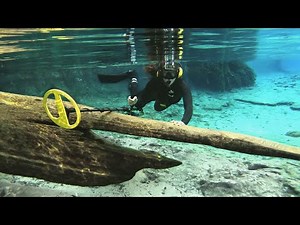 Treasure Hunting at Ginnie Springs (Clearest Water on Earth!) underwater metal detecting