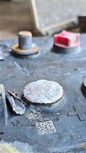 The damaged batteryheadisrepaired #Battery #Repair