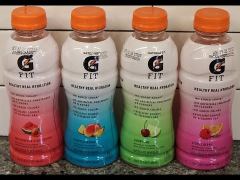 Gatorade G FIT Electrolyte Beverage: Watermelon Strawberry, Tropical Mango, Cherry Lime,Citrus Berry