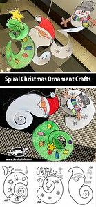 Spiral Christmas Ornament Crafts