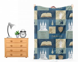 Holy Ghost Blanket for Kids LDS Baptism Gift for Boy Custom Religious Faith Keepsake Christian Child 8 Yr Old Salt Lake Temple Priesthood - Etsy