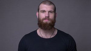 Closeup Shoot Adult Handsome Caucasian Man Stock Footage Video (100% Royalty-free) 1028946137 | Shutterstock