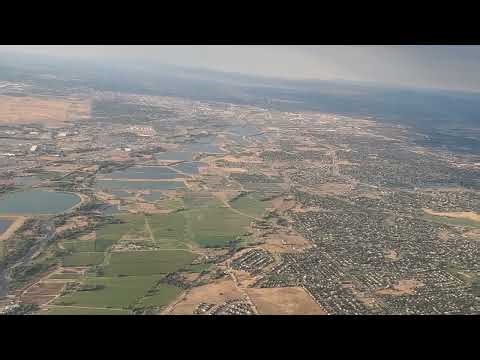 ♦空の旅♦デンバー国際空港を離陸‐美しい空の景色【デンバー国際空港】