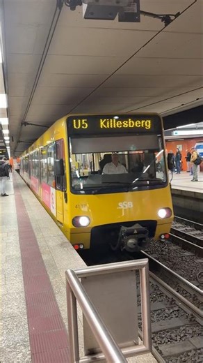 Stadtbahn Stuttgart Tw 4137/4138 der SSB Typ DT 8.S #tramspotting