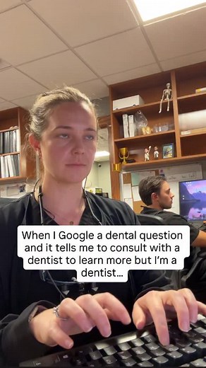 3.8K views · 397 reactions | Google really said: “Ask… yourself.” 易 . . #dentist #dentistry #siouxfallsdentist #funny #viral #smile #trending #relatable #officehumor #dentalhumor #lol #popular #google | Great Plains Dental | Facebook