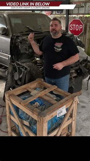 ATK 5.3 450HP Crate Engine Build : PreRunner Project Silverado #shorts