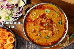 panchmel dal recipe | pancharatna dal | rajasthani dal panchratan