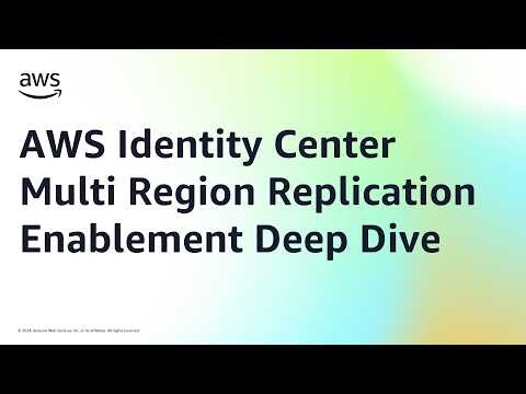AWS Identity Center Multi Region Replication Enablement Deep Dive | Amazon Web Services