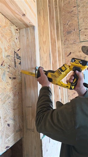 cutting around a door frame