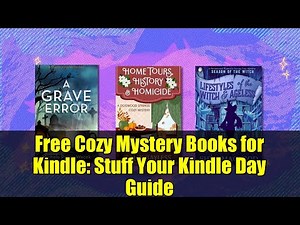 Free Cozy Mystery Books for Kindle: Stuff Your Kindle Day Guide