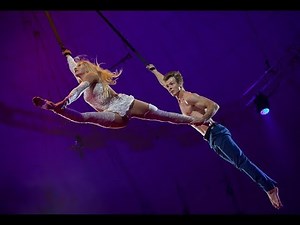AERIAL STRAPS DUO, FLAWLESS ROUTINE, ENTERTAINMENT CABARET ACROBATICS ACTS FOR HIRE