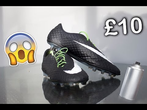 Blackout Your Football Boots/Cleats For Under £10 (DIY Spray Paint)