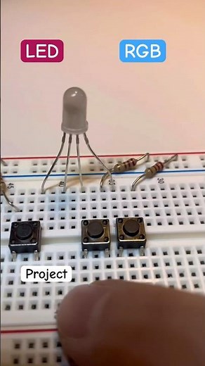 Amazing But Easy And Simple RGB LED Project for Beginners #arduino #electronics #electrician #led