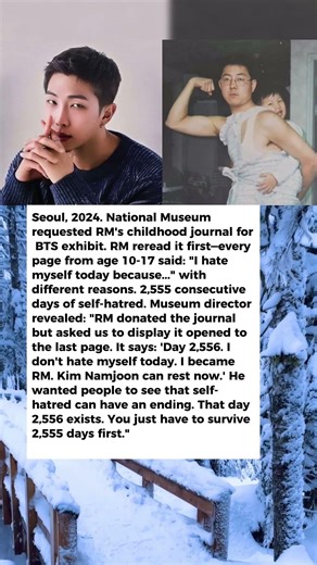 What Happened to BTS RM's Childhood Journal After Museum Asked For It Will Wreck You 💔 #shorts