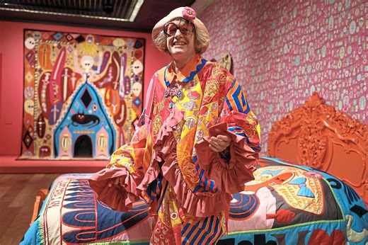 British artist Grayson Perry indulges playful side in new show