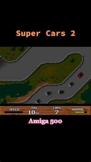 Reviving Amiga 500 with Super Cars 2 Gameplay