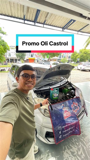 Jangan suka nunda ganti oli mobil‼️ Pas banget nih @caktramotor11 lagi ada promo Castrol Jawara (Januari Waktunya Juara), kalian bisa dapat potongan harga hingga 200 ribu setiap pembelian oli Castrol. Langsung cari bengkel CakraMotor11 terdekat dan jangan sampai kelewatan promonya 👌🏻 @castrolcarsid @Cakra Motor 11 #CakraMotor11 #luthfiaziz11 #SejutaPersenOriginal #CocoknyaCastrol #CastrolMAGNATEC