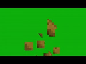 Minecraft bread eating animation Green Screen